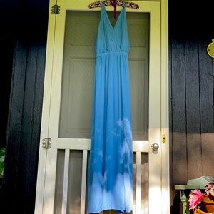 Lulus blue Maxi dress NWT Size Medium